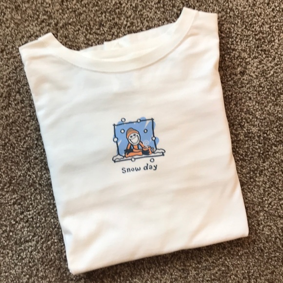 Life Is Good Tops - SNOW DAY! Tee Life Is Good Tops - SNOW DAY! Tee